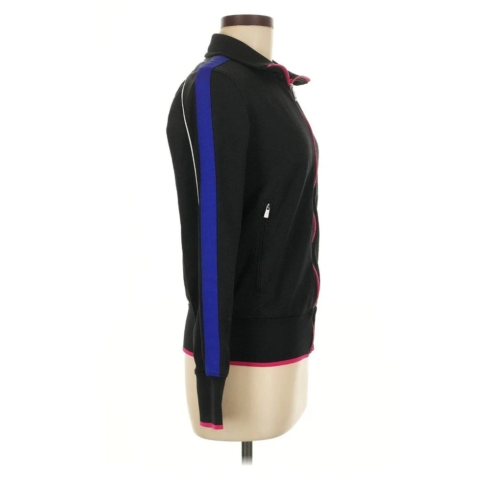 Nike Women's Black Track Jacket Zip‎ Up Athletic Sportswear Size Medium